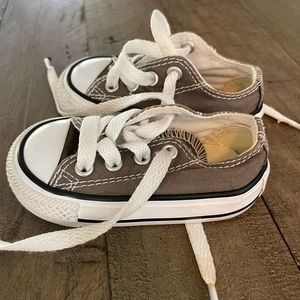 Toddler size 3 dark gray converse